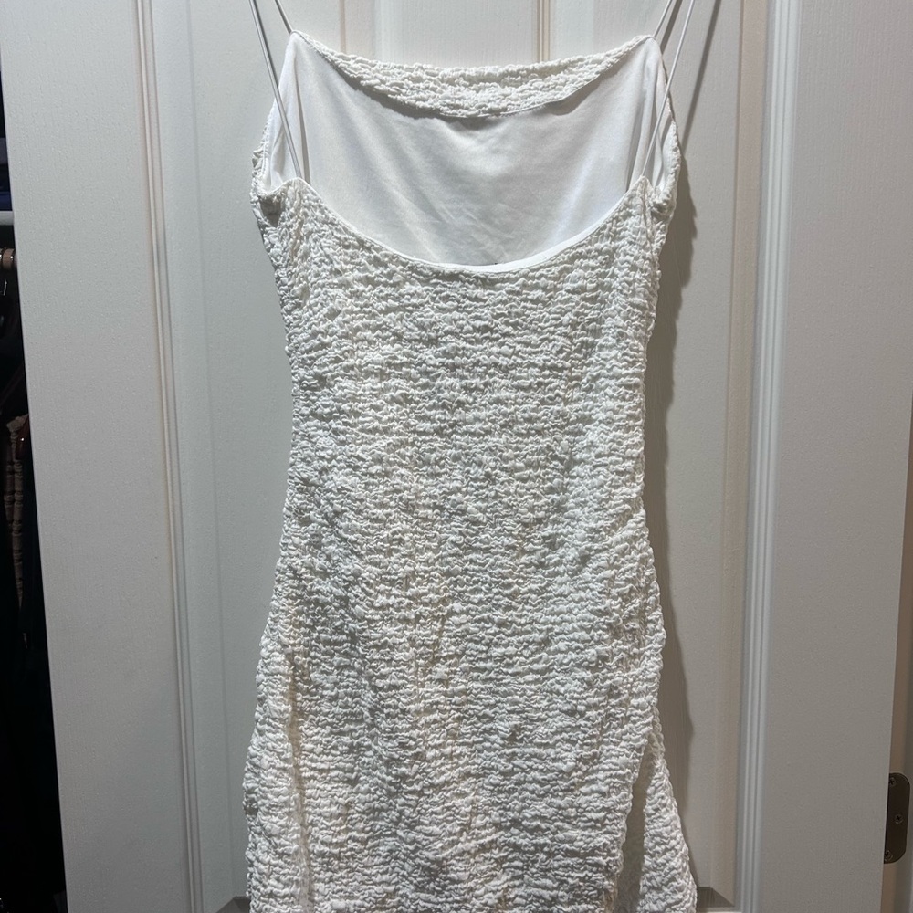 Cotton Candy Strapless White Dress - Picture 3 of 4